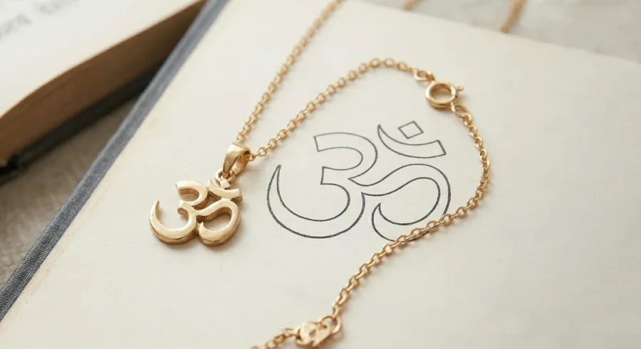 Om en la joyeria: como se ve el sonido mas sagrado del mundo cuando lo llevas puesto