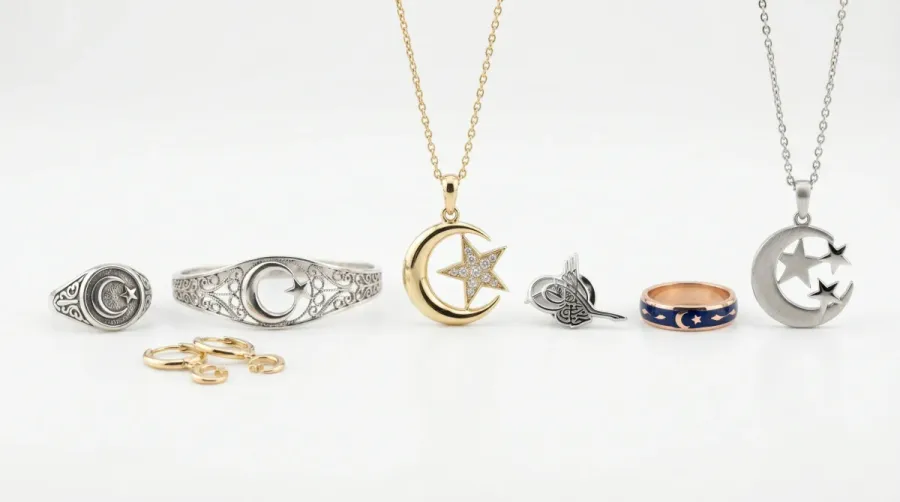 Media luna y estrella: significado del símbolo y joyas