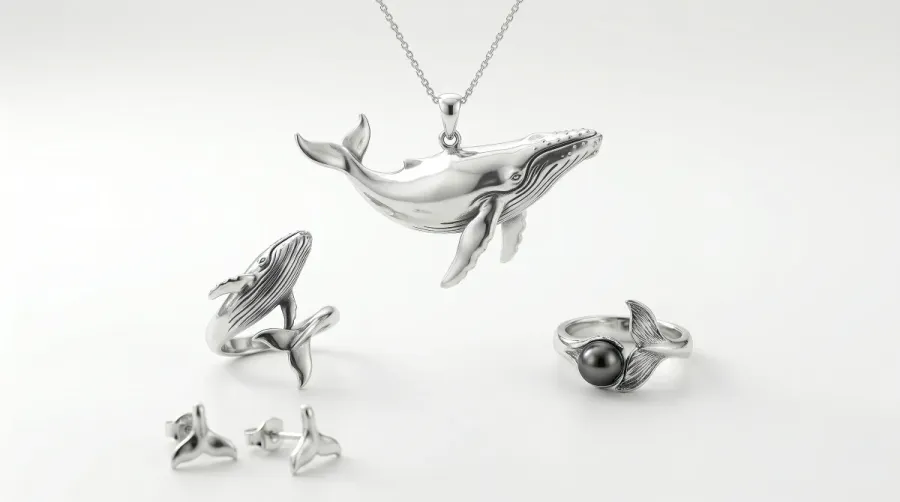 Joyas con ballena: simbolo de las profundidades, historia y significado