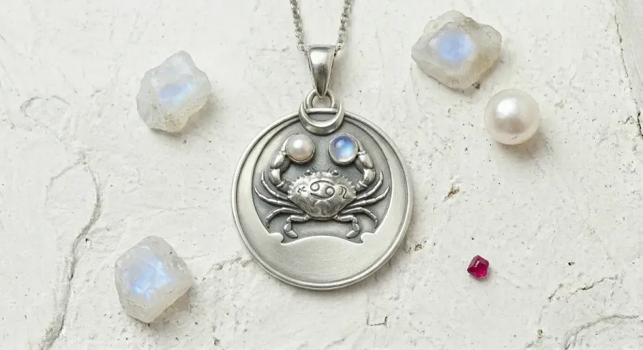 Joyas de Cancer: El cangrejo, la Luna y el signo que siente todo (pero no te lo dira)