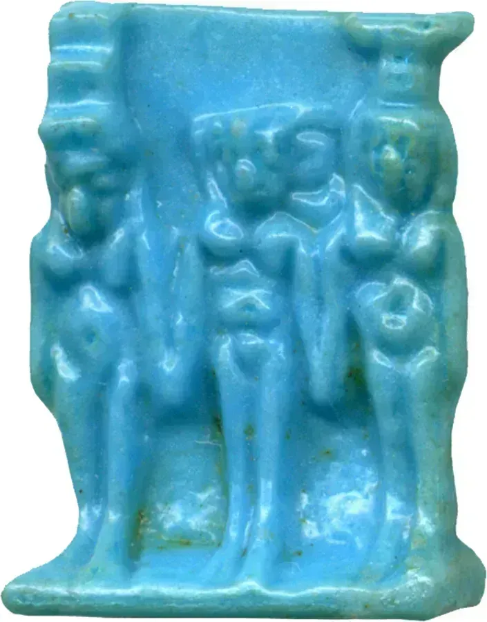 Egyptian - Triad of Isis, Horus and Nephthys - Walters 481677
