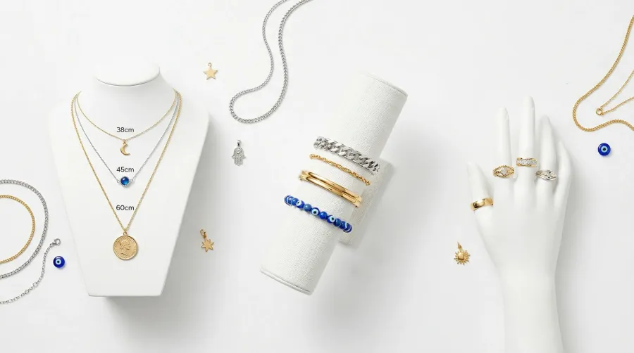 Como combinar varias joyas: guia completa de layering
