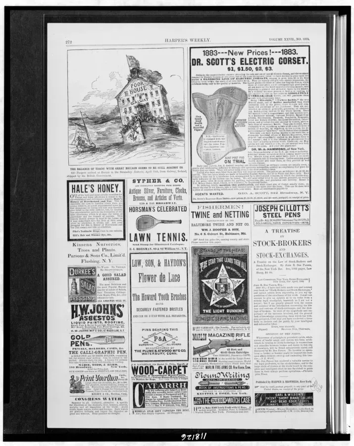 Grabado de 1883: 650 emigrantes irlandeses llegan a Boston en un vapor desde Galway