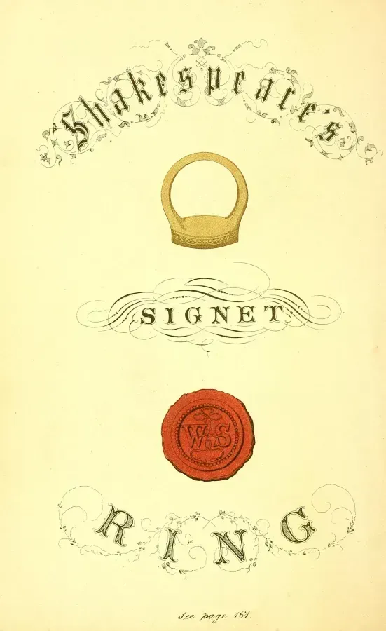 Shakespeare's signet ring - The history and poetry of finger-rings