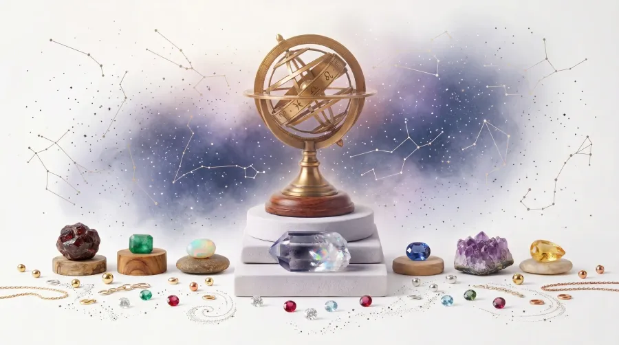 Calendario de signos zodiacales por fecha de nacimiento: guía de los 12 signos y joyas