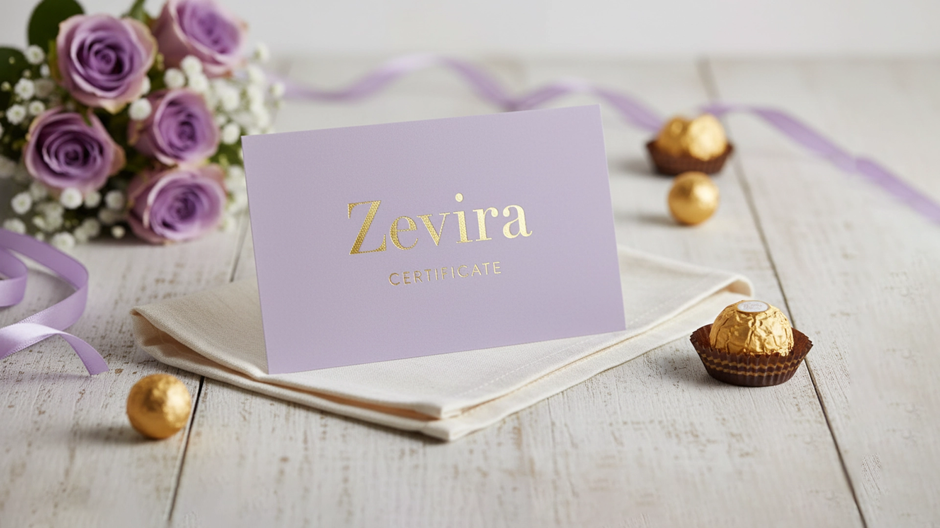 Certificado regalo Zevira para joyeria artesanal