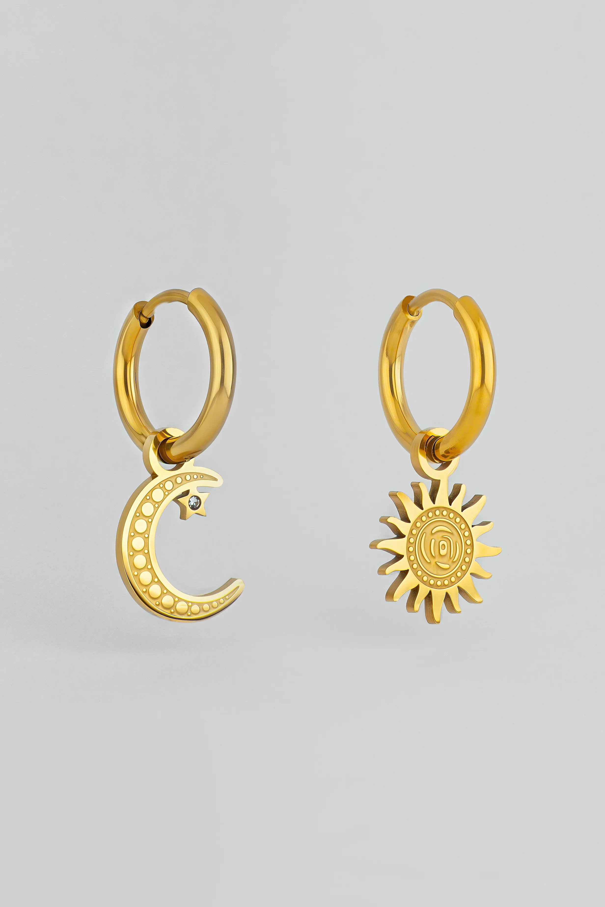 PENDIENTES TAROT EL SOL Y LA LUNA