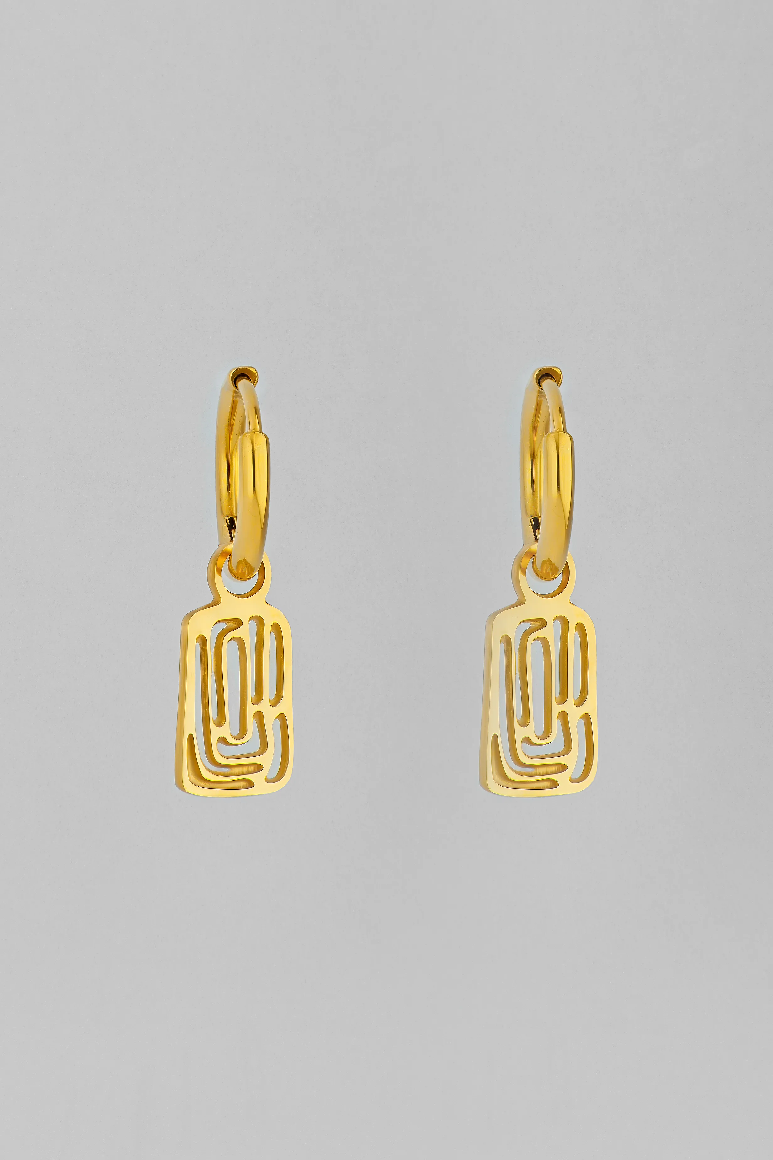 PENDIENTES LABERINTO DORADO