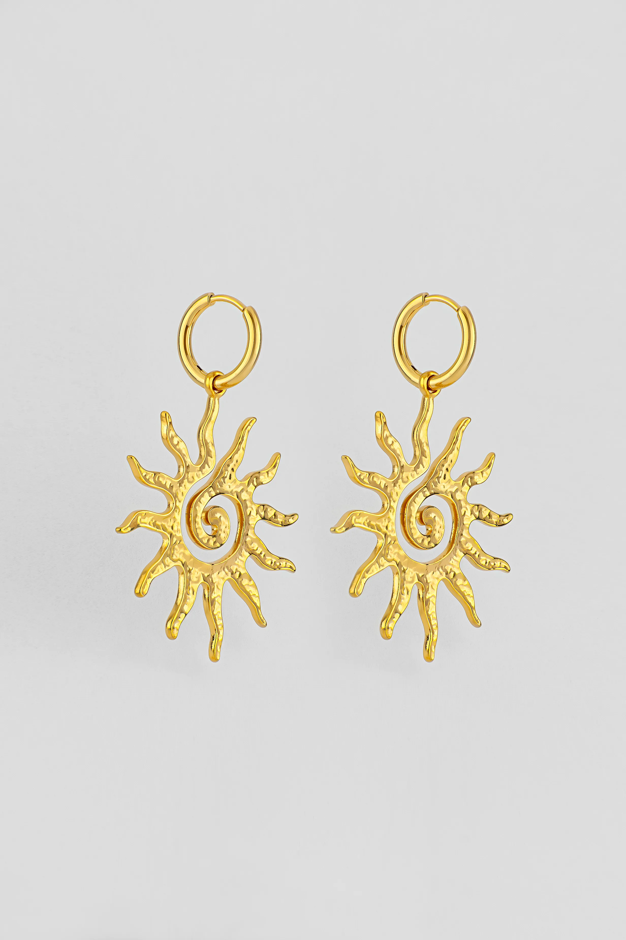 PENDIENTES ESPIRAL SOLAR