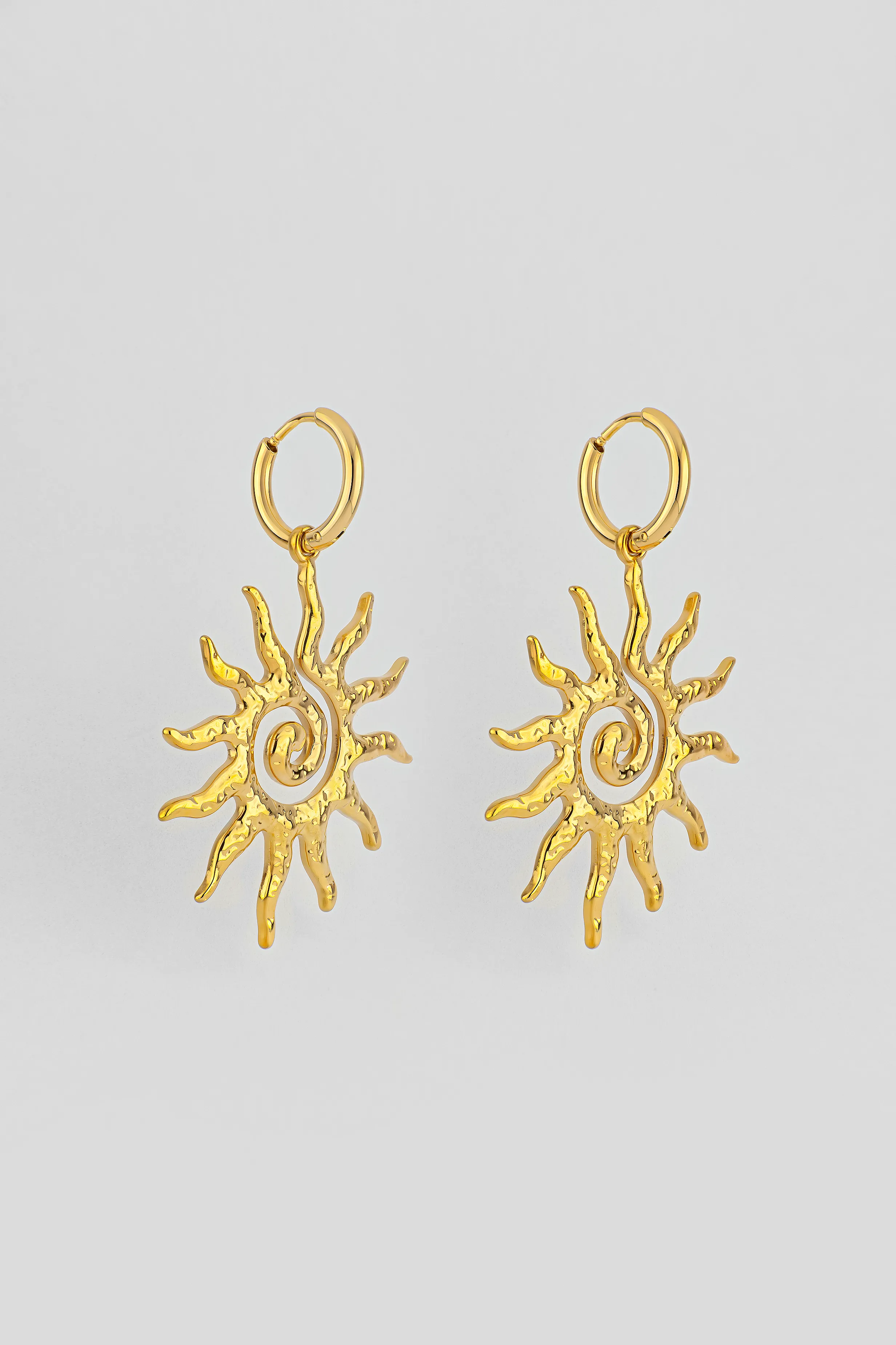 PENDIENTES ESPIRAL SOLAR