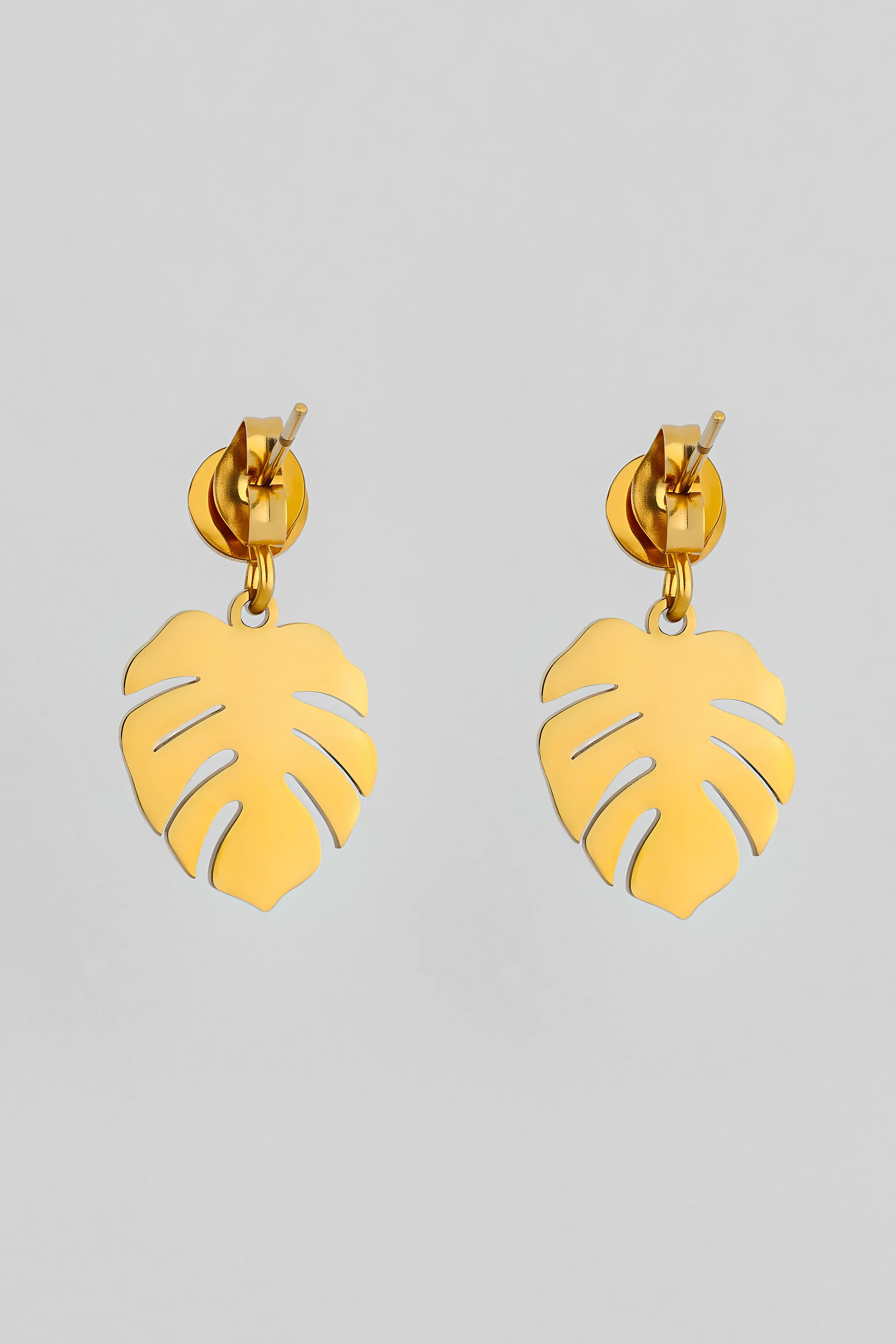 PENDIENTES HOJA MONSTERA
