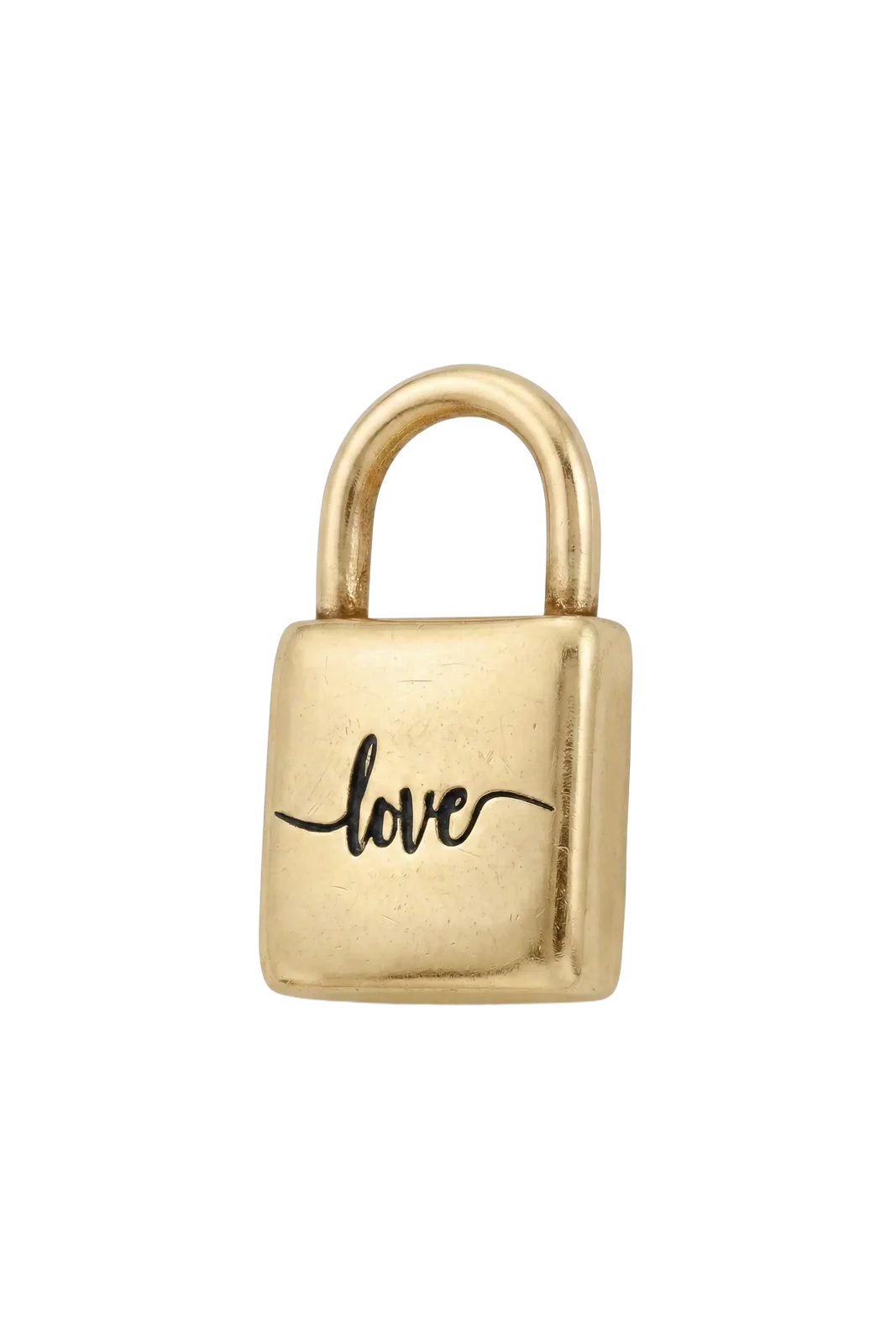КУЛОН-ЗАМОК LOVE ЗОЛОТИСТЫЙ